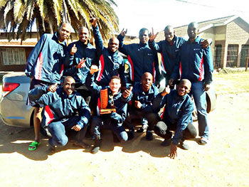 Description: Volleyball Tags: Men's volleyball, Shield Trophy, USSA, University of Fort Hare, Tuks