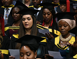 Description: 1. Health Sciences new Tags: Bloemfontein graduation ceremonies, Dr Khotso Mokhele, Prof Francis Petersen, Dr Anthony Turton, UFS Graduations, Hannes van Wyk, Kwela, David Abbey, Zola Valashiya, Chantelle Pretorius